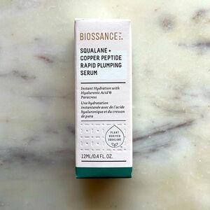 ***BRAND NEW BIOSSANCE SQUALANE+COPPER PEPTIDE RAPID PLUMPING SERUM***